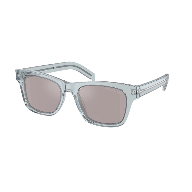 PRADA - 19T80F TRANSPARENT AZURE | OCCHIALE DA SOLE UOMO - PR A17S CALIBRO 54