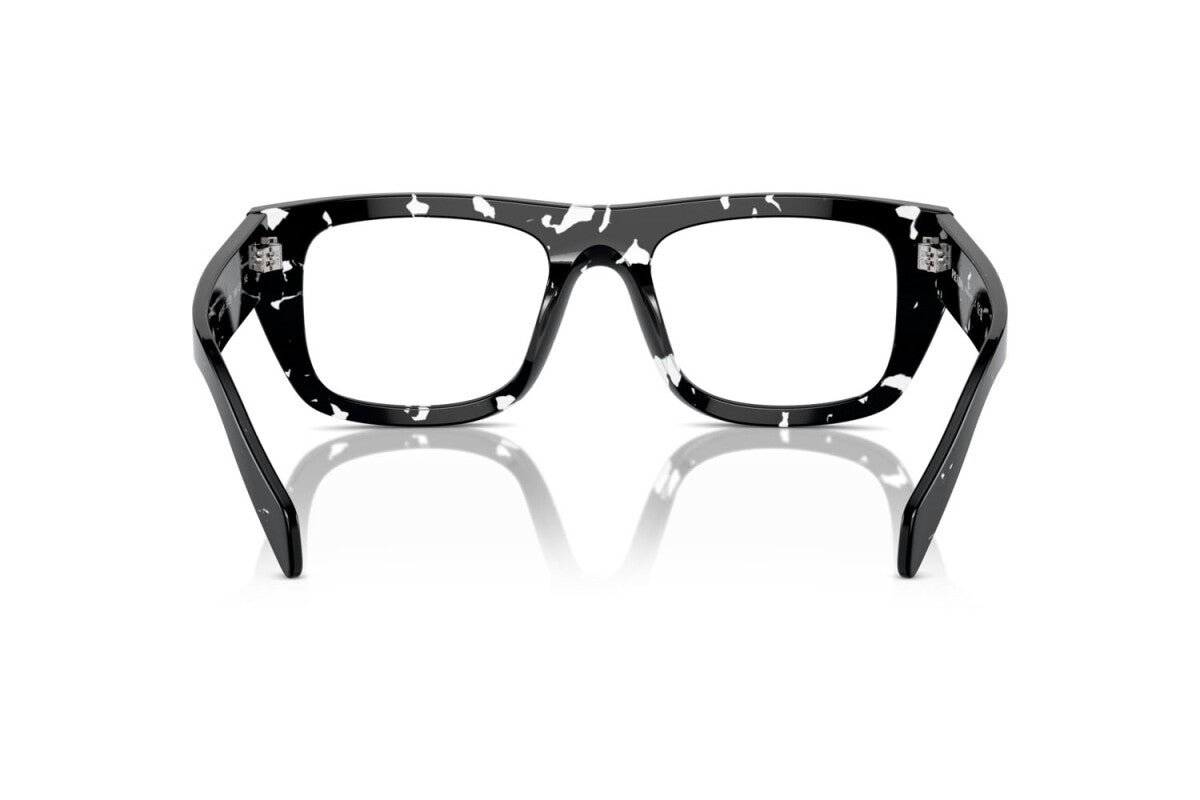 PRADA - 15O1O1 BLACK CRYSTAL TORTOISE | OCCHIALE DA VISTA DONNA - PR A17V CALIBRO 53