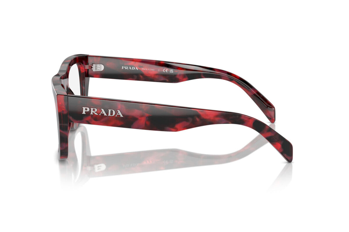 PRADA - 16U1O1 RUBY MARBLE | OCCHIALE DA VISTA DONNA - PR A17V CALIBRO 51