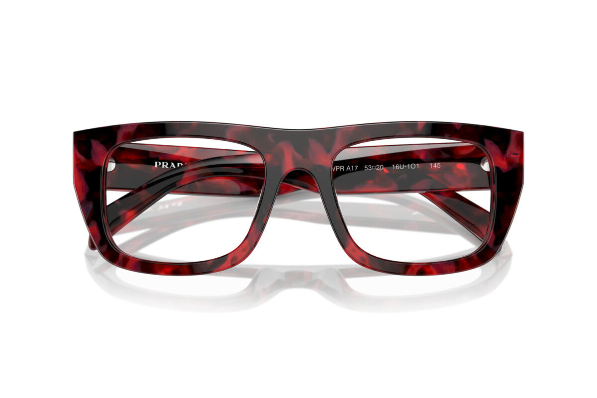 PRADA - 16U1O1 RUBY MARBLE | OCCHIALE DA VISTA DONNA - PR A17V CALIBRO 53