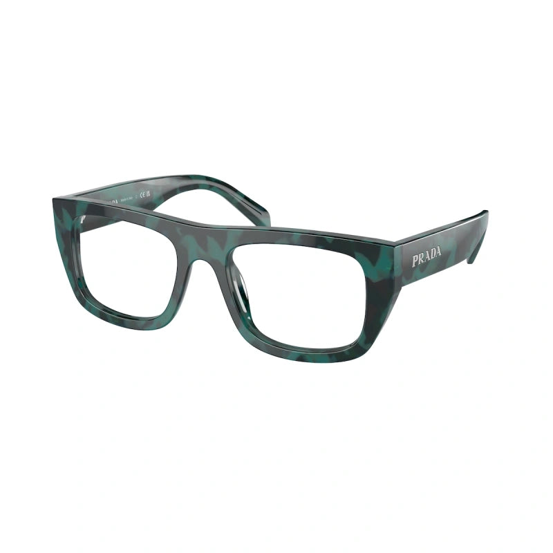 PRADA - 17U1O1 EMERALD MARBLE | OCCHIALE DA VISTA DONNA - PR A17V CALIBRO 51