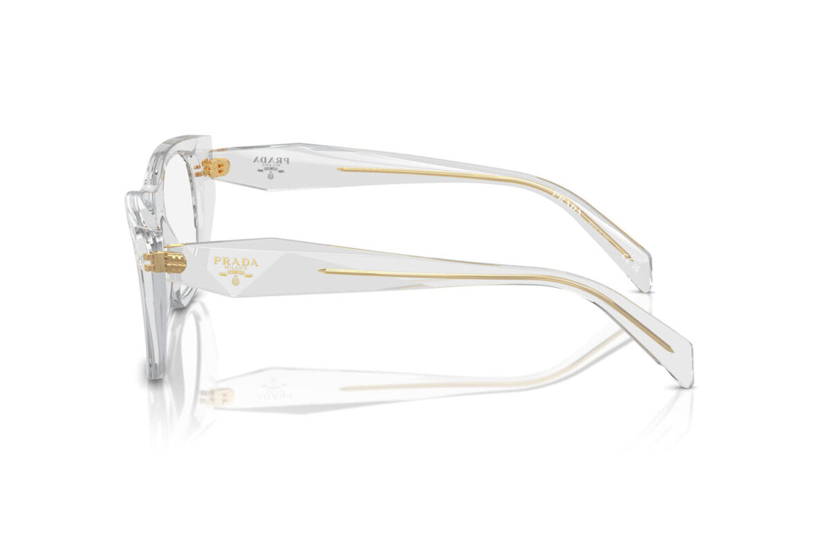 PRADA - 12R1O1 TRANSPARENT GREY | OCCHIALE DA VISTA DONNA - PR A18V CALIBRO 50