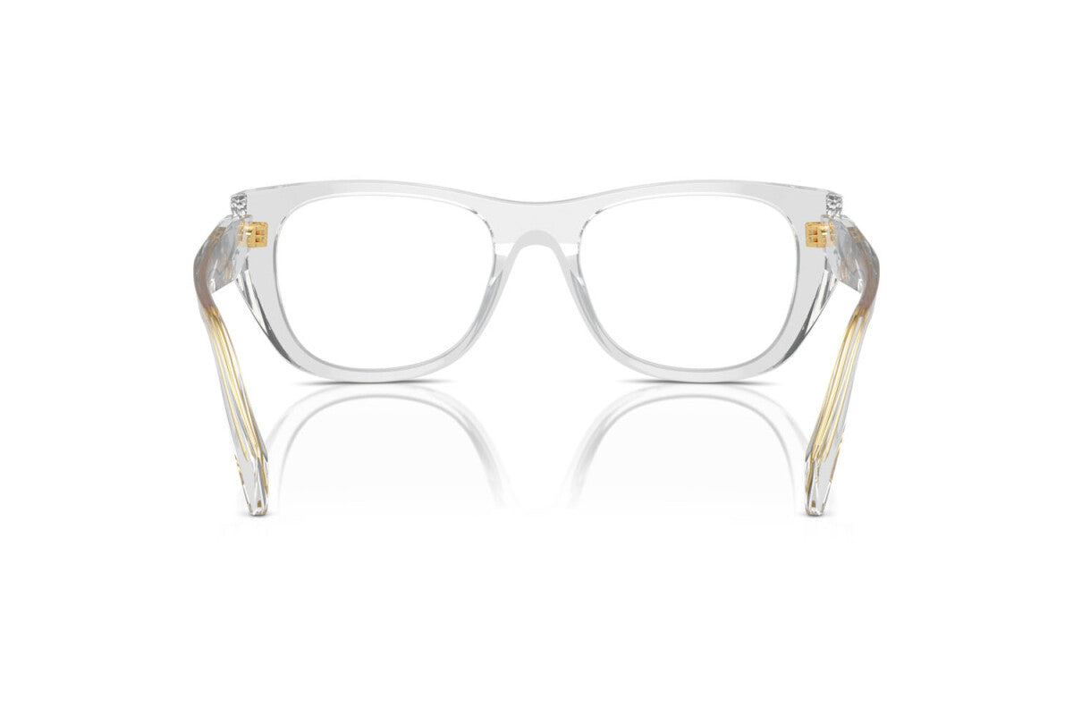 PRADA - 12R1O1 TRANSPARENT GREY | OCCHIALE DA VISTA DONNA - PR A18V CALIBRO 50