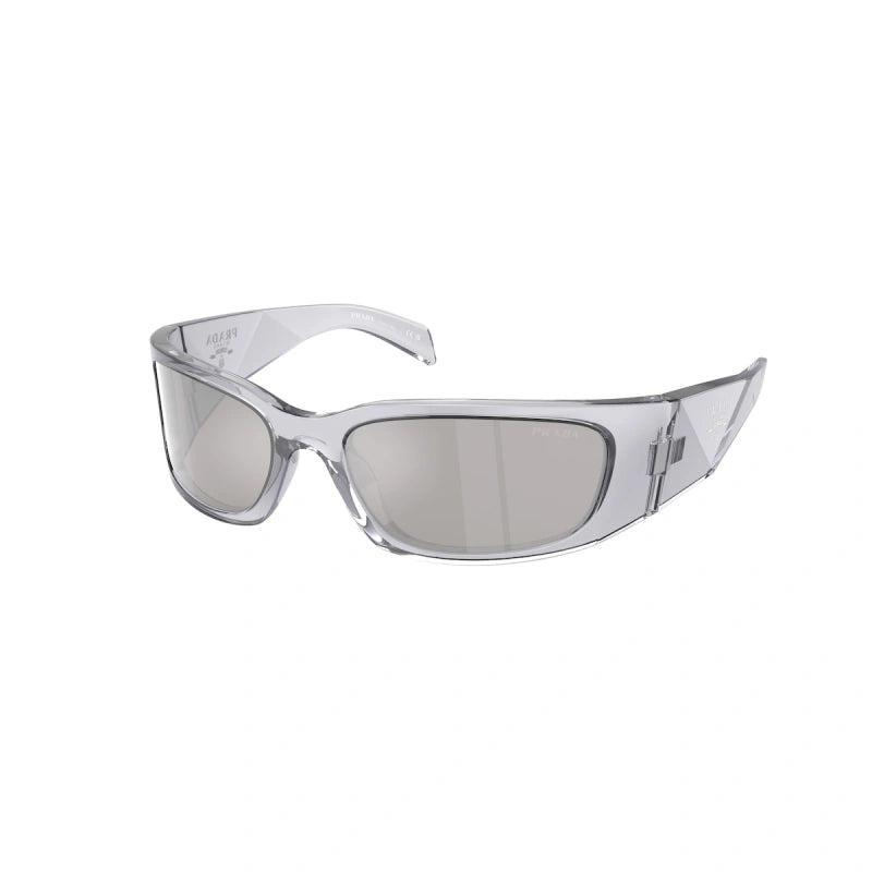 PRADA - 12R2B0 TRANSPARENT GREY | OCCHIALE DA SOLE UOMO - PR A19S CALIBRO 60