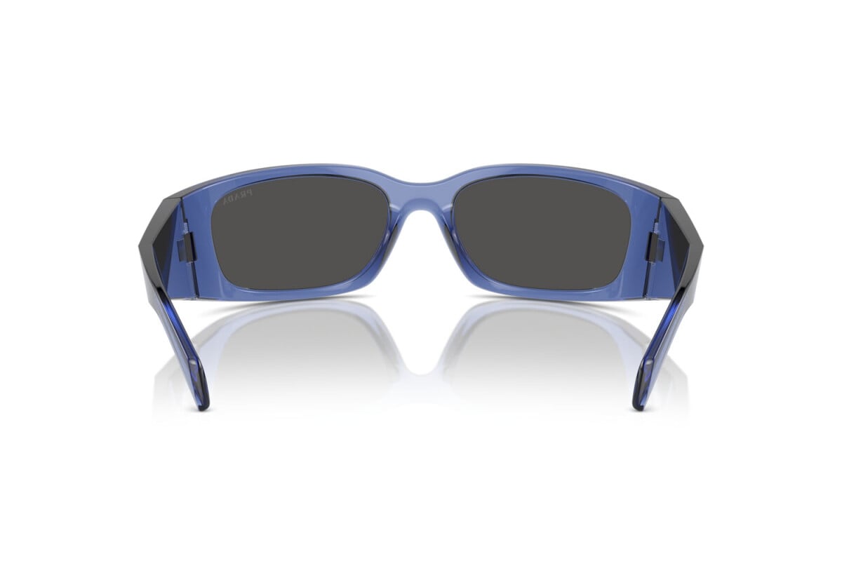 PRADA - 15R5S0 TRANSPARENT IRIS | OCCHIALE DA SOLE UOMO - PR A19S CALIBRO 60