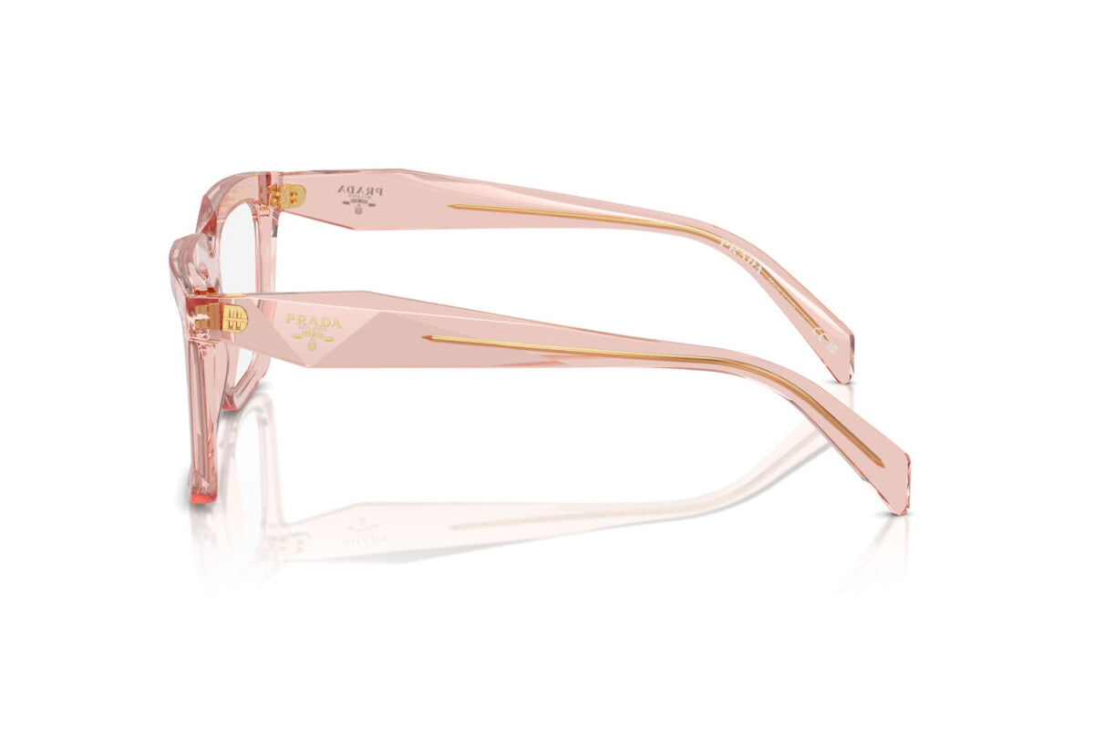 PRADA - 19Q1O1 TRANSPARENT PEACH | OCCHIALE DA VISTA DONNA - PR A19V CALIBRO 52