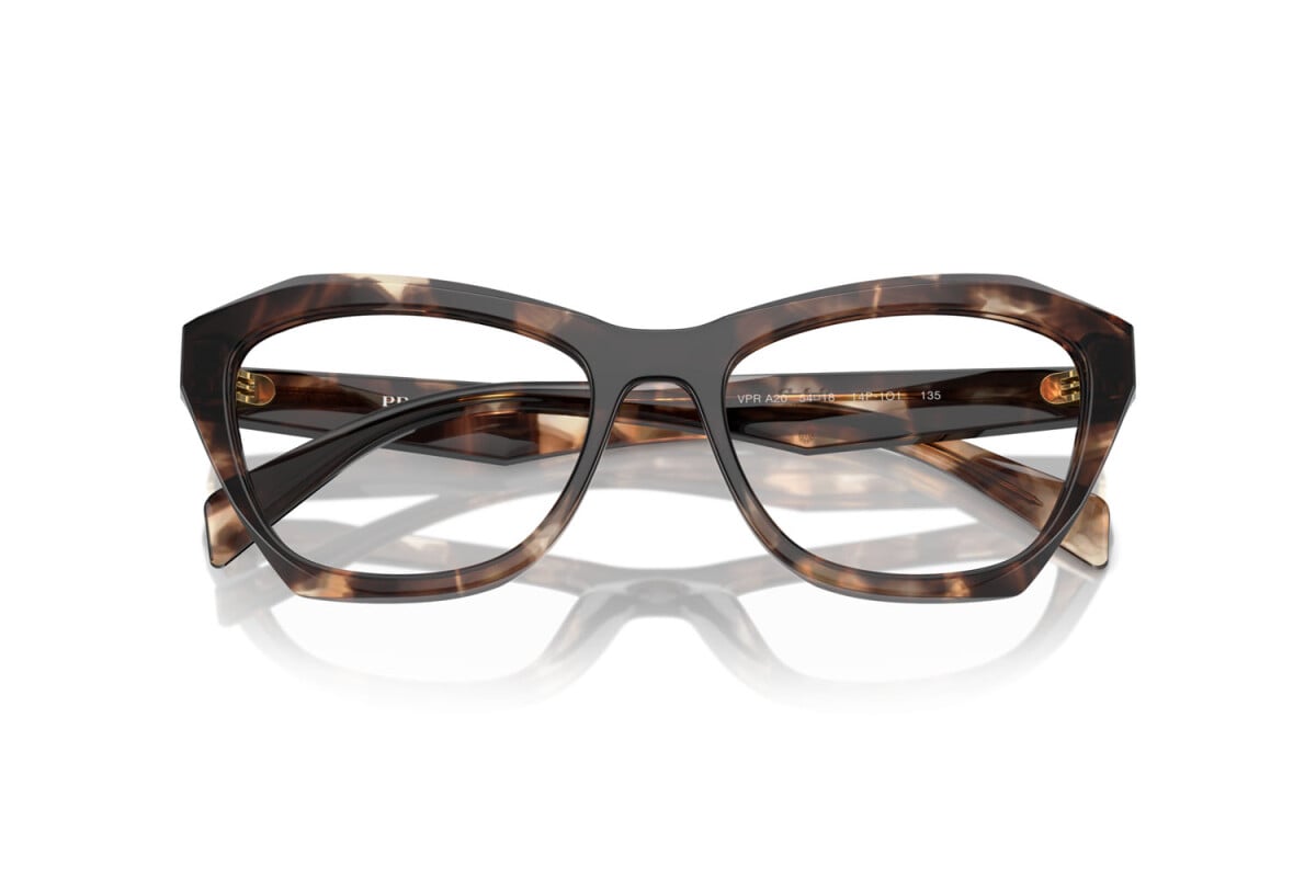 PRADA - 14P1O1 CARAMEL TORTOISE | OCCHIALE DA VISTA DONNA - PR A20V CALIBRO 52