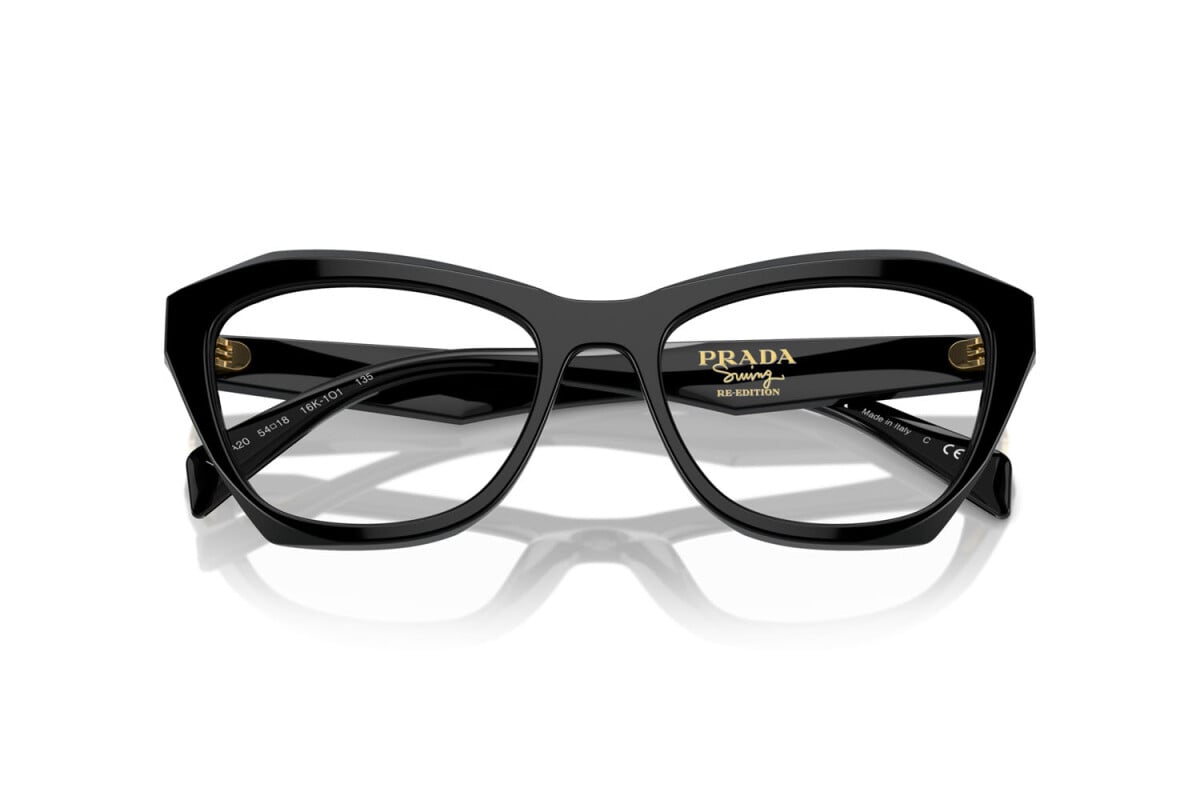 PRADA - 16K1O1 BLACK | OCCHIALE DA VISTA DONNA - PR A20V CALIBRO 54