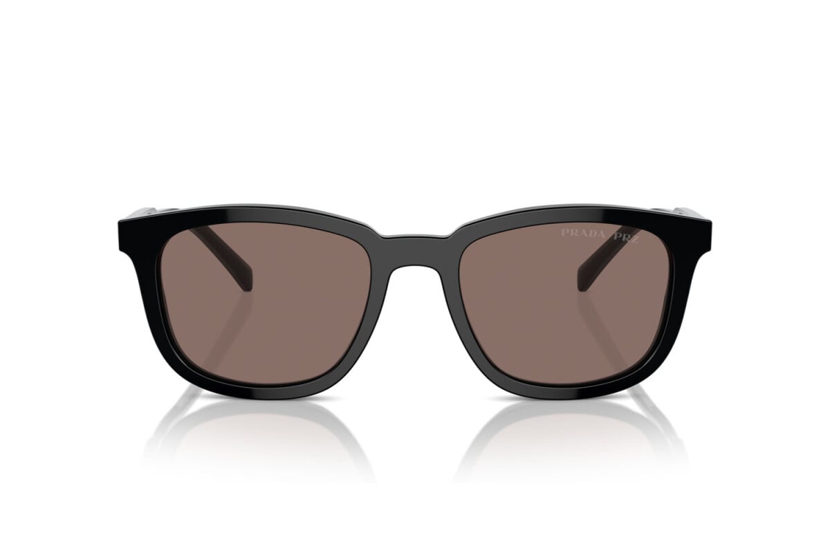 PRADA - 16K30H BLACK | OCCHIALE DA SOLE UOMO - PR A21S CALIBRO 53
