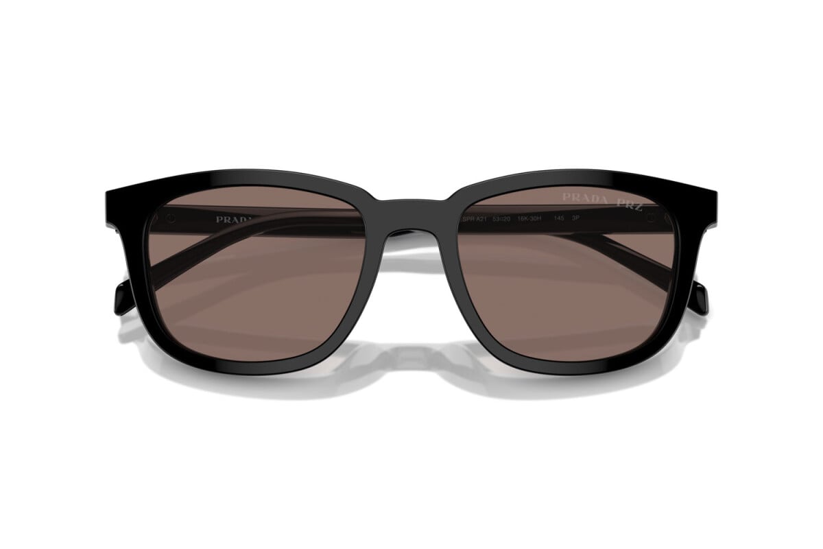 PRADA - 16K30H BLACK | OCCHIALE DA SOLE UOMO - PR A21S CALIBRO 53