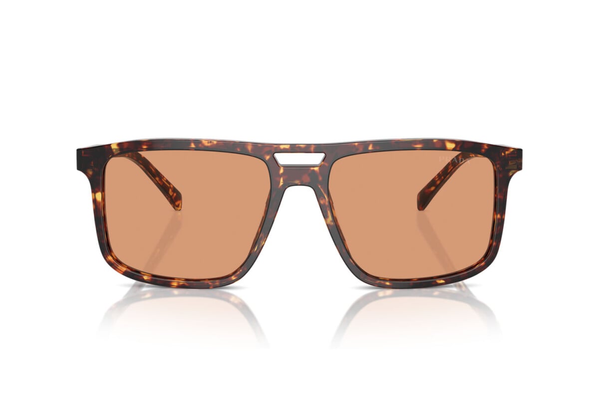 PRADA - 14O07V MAGMA TORTOISE | OCCHIALE DA SOLE UOMO - PR A22S CALIBRO 56
