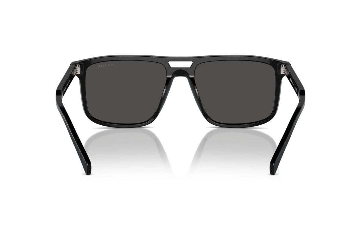 PRADA - 16K08Z BLACK | OCCHIALE DA SOLE UOMO - PR A22S CALIBRO 56