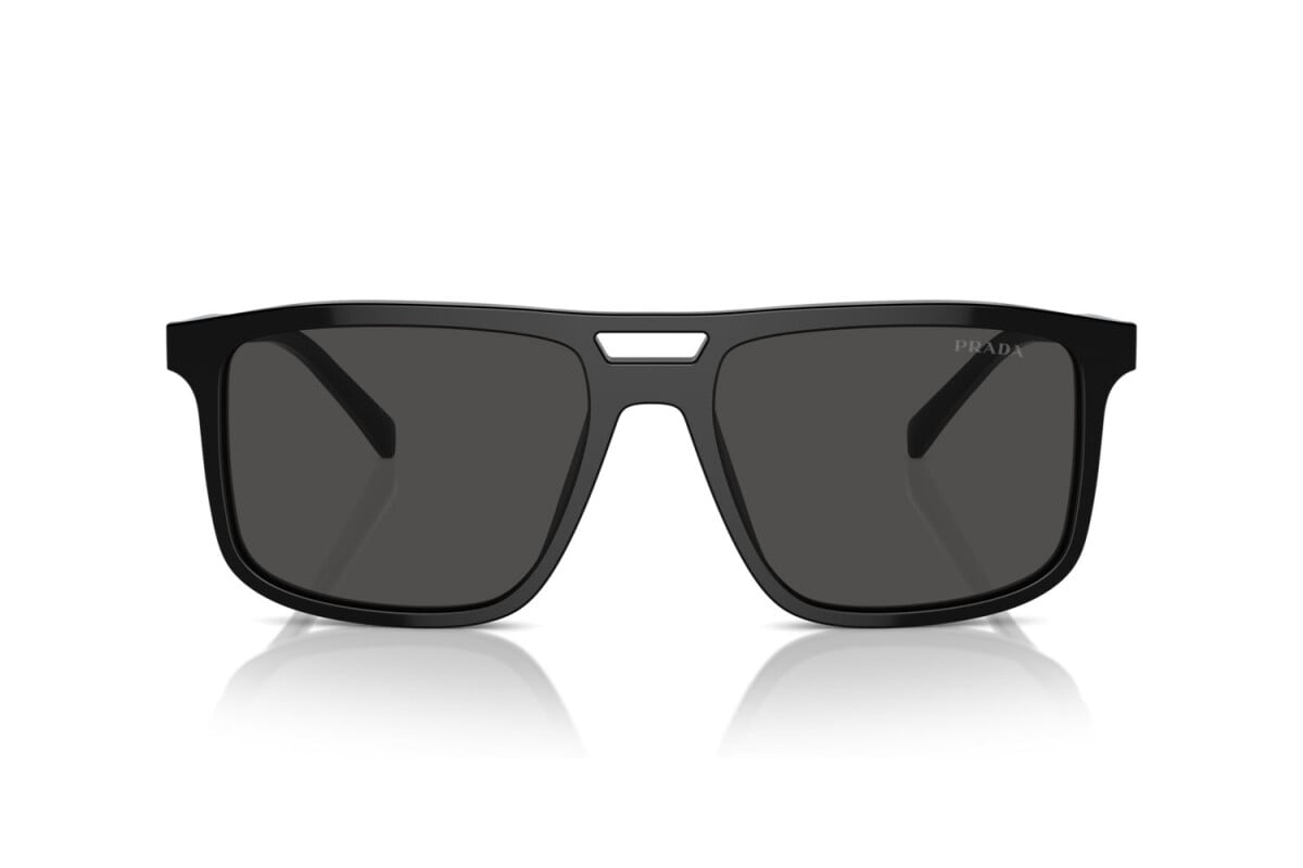 PRADA - 16K08Z BLACK | OCCHIALE DA SOLE UOMO - PR A22S CALIBRO 58