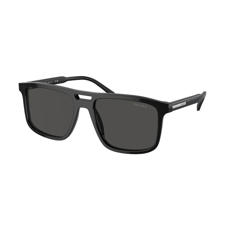PRADA - 16K08Z BLACK | OCCHIALE DA SOLE UOMO - PR A22S CALIBRO 58