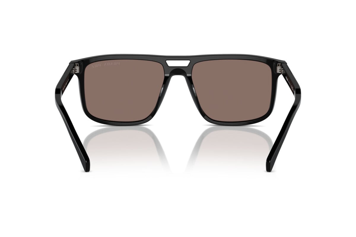 PRADA - 16K30H BLACK | OCCHIALE DA SOLE UOMO - PR A22S CALIBRO 56