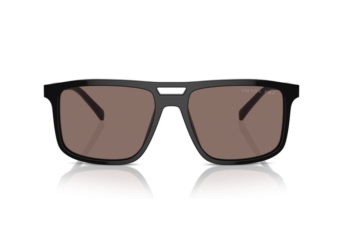 PRADA - 16K30H BLACK | OCCHIALE DA SOLE UOMO - PR A22S CALIBRO 56