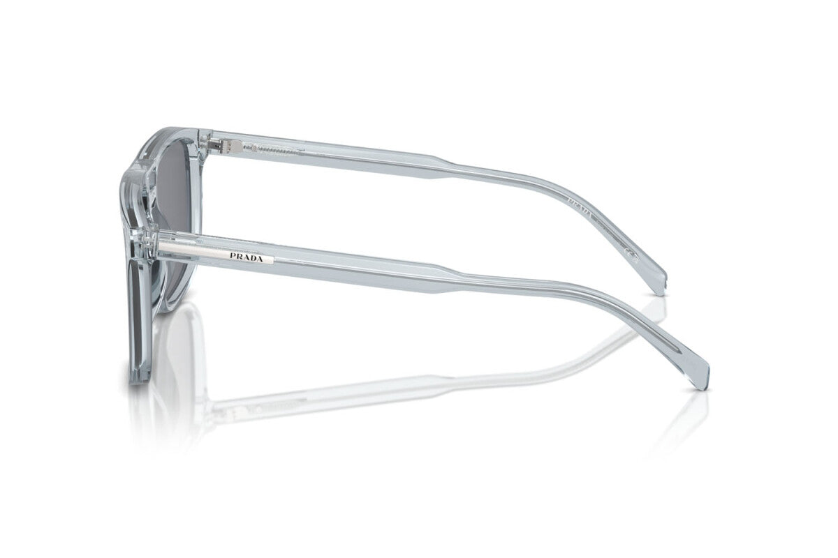 PRADA - 19T175 TRANSPARENT AZURE | OCCHIALE DA SOLE UOMO - PR A22S CALIBRO 56