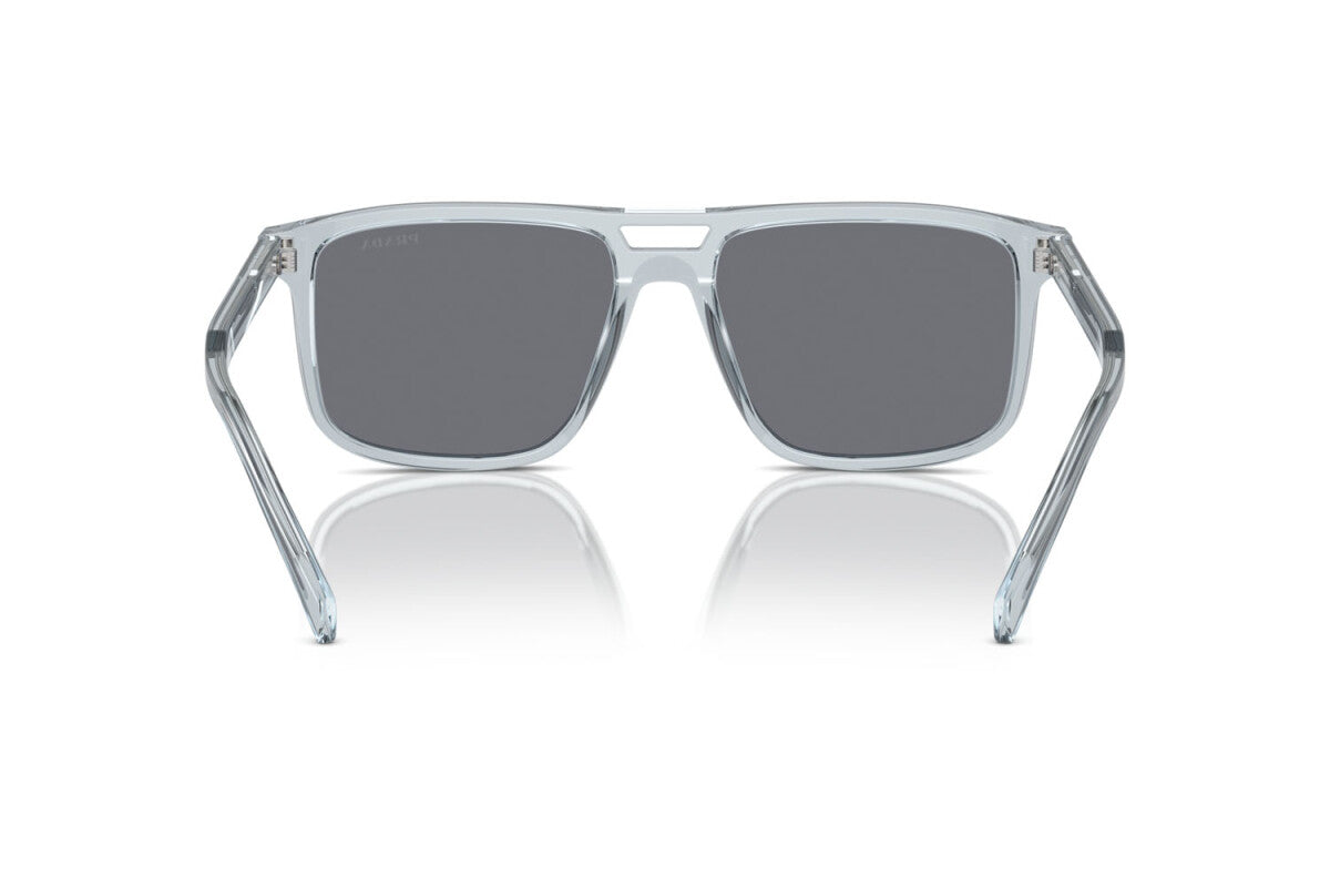 PRADA - 19T175 TRANSPARENT AZURE | OCCHIALE DA SOLE UOMO - PR A22S CALIBRO 56