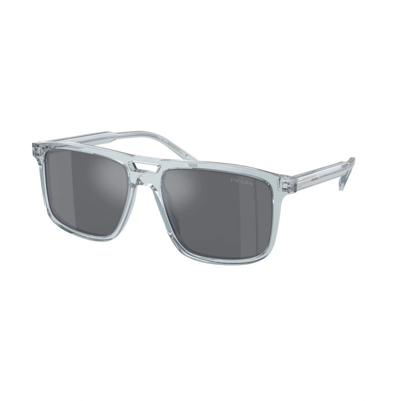 PRADA - 19T175 TRANSPARENT AZURE | OCCHIALE DA SOLE UOMO - PR A22S CALIBRO 58
