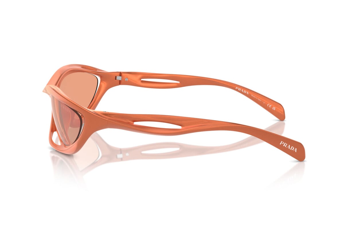 PRADA - 15V50H METALLIZED ORANGE | OCCHIALE DA SOLE DONNA - PR A23S CALIBRO 60