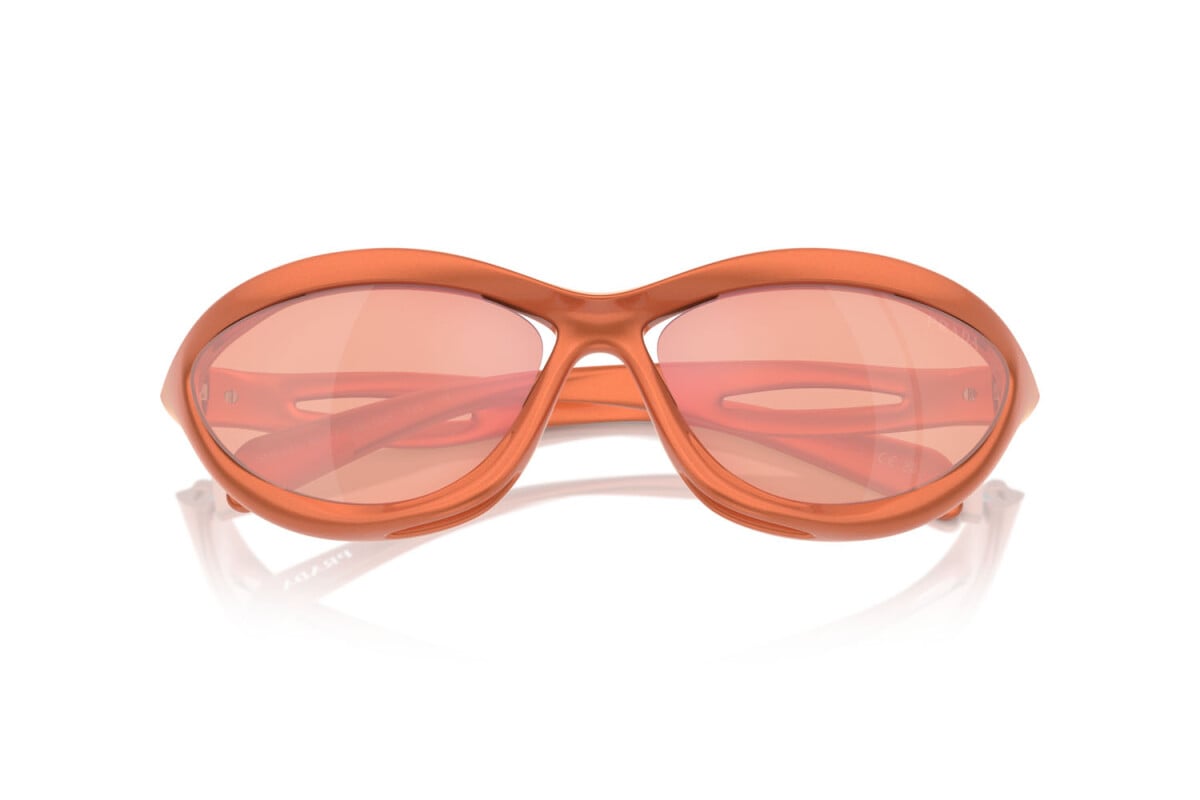 PRADA - 15V50H METALLIZED ORANGE | OCCHIALE DA SOLE DONNA - PR A23S CALIBRO 60