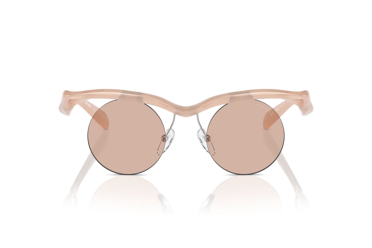PRADA - 12S0B8 OPAL PEACH | OCCHIALE DA SOLE DONNA - PR A24S CALIBRO UNICO