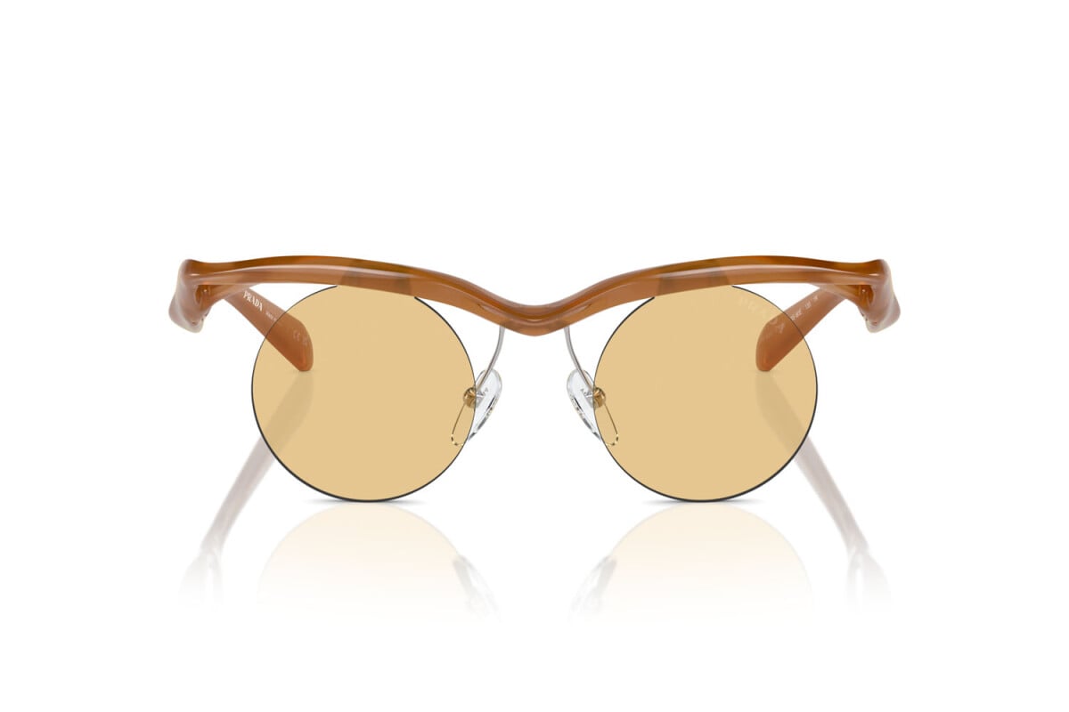 PRADA - 13S80E OPAL COGNAC | OCCHIALE DA SOLE DONNA - PR A24S CALIBRO UNICO