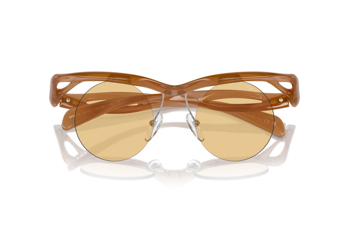 PRADA - 13S80E OPAL COGNAC | OCCHIALE DA SOLE DONNA - PR A24S CALIBRO UNICO