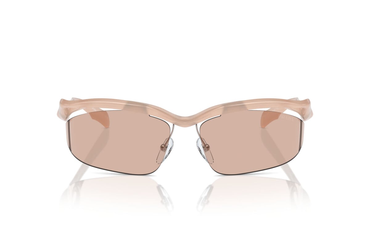 PRADA - 12S4I2 OPAL PEACH | OCCHIALE DA SOLE DONNA - PR A25S CALIBRO 71