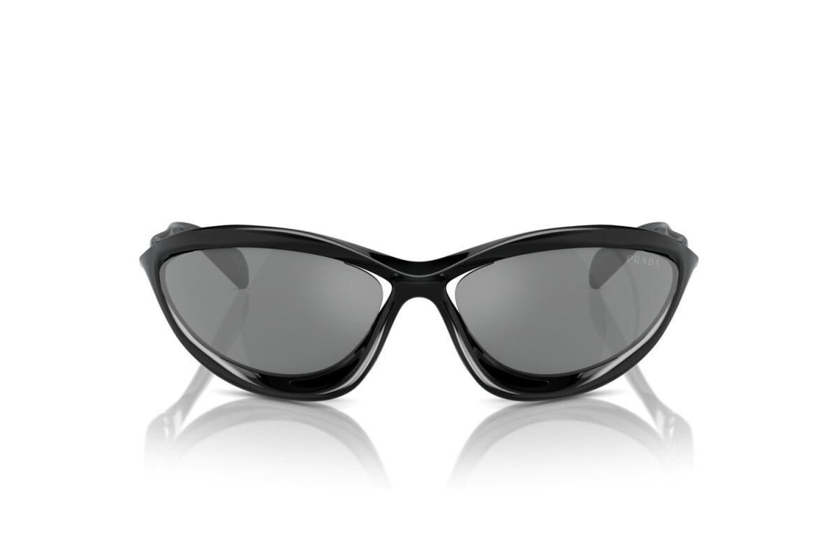 PRADA - 1AB60G BLACK | OCCHIALE DA SOLE UOMO - PR A26S CALIBRO 63