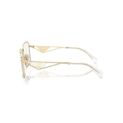 PRADA PR A51V - ZVN1O1 ORO PALLIDO | OCCHIALE DA VISTA DONNA CALIBRO 55