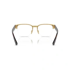 PRADA PR A52V - 01U1O1 MARRONE OPACO | OCCHIALE DA VISTA UOMO CALIBRO 54