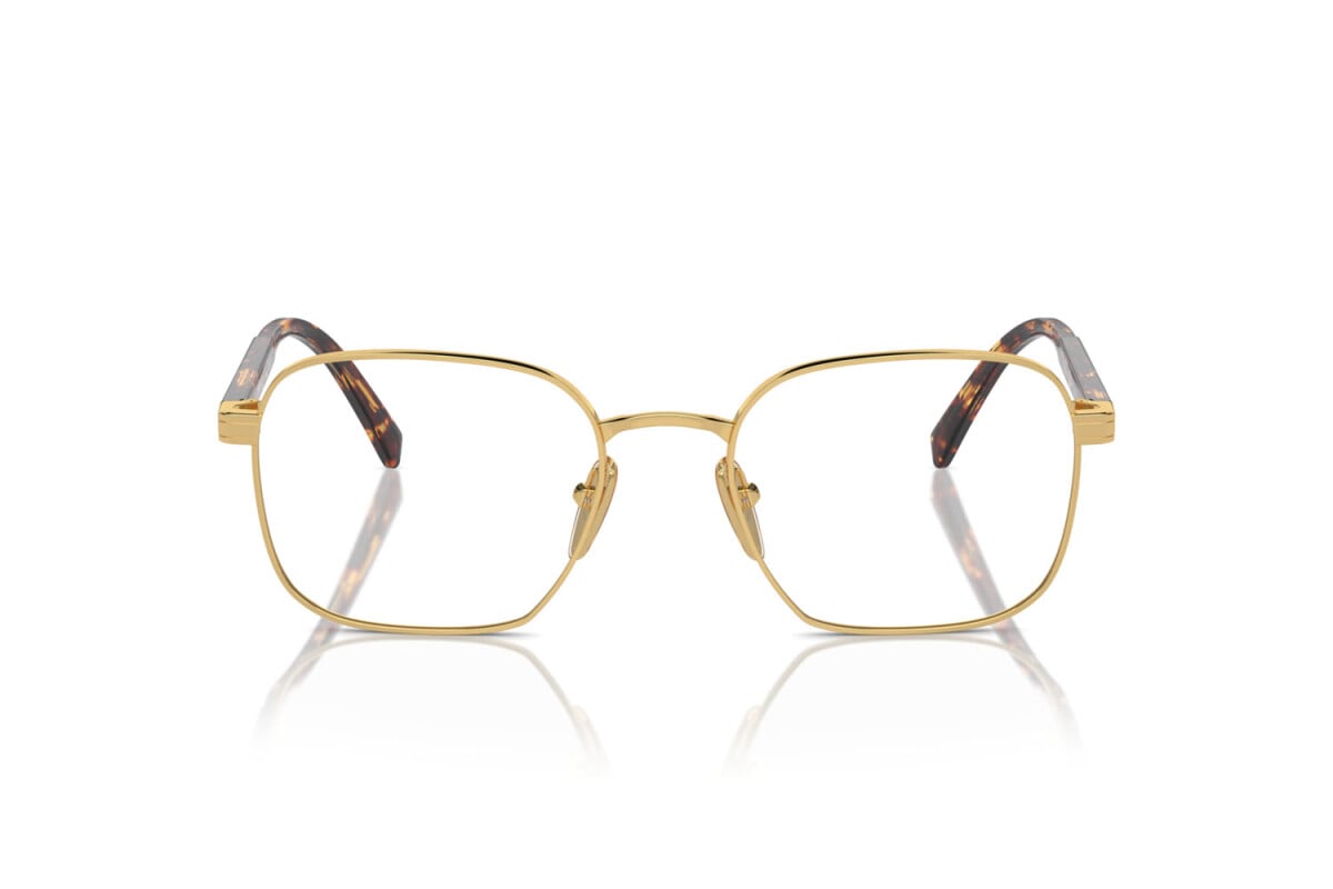 PRADA - 5AK1O1 GOLD | OCCHIALE DA VISTA UOMO - PR A55V CALIBRO 51