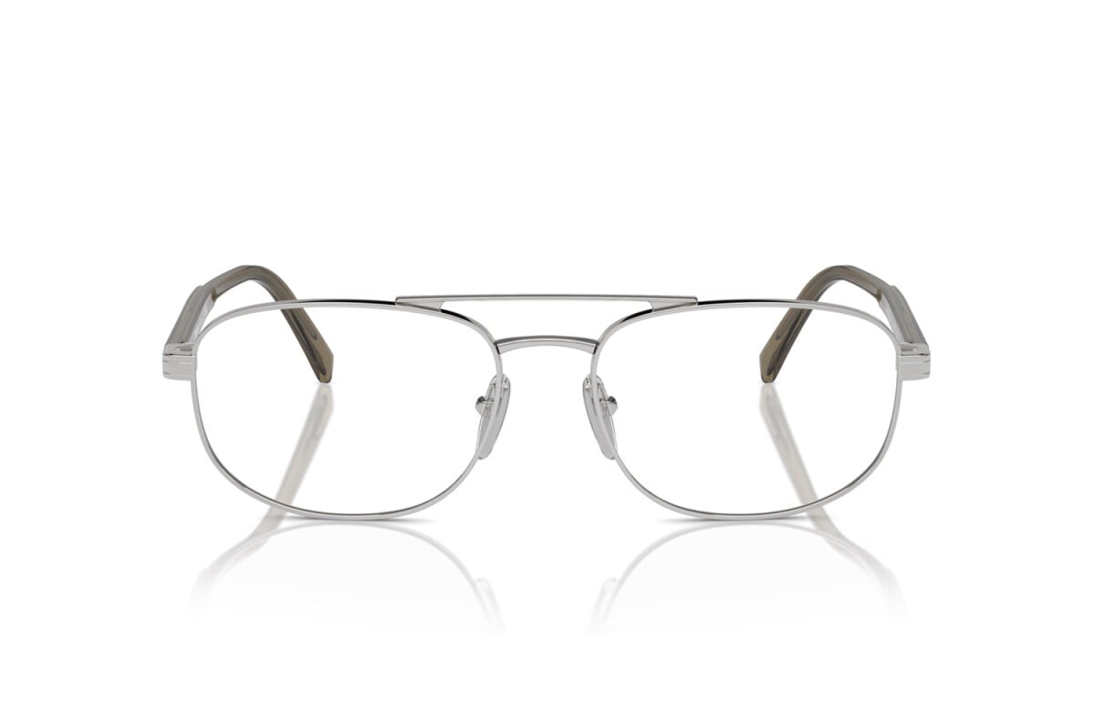 PRADA - 11U1O1 SILVER | OCCHIALE DA VISTA UOMO - PR A56V CALIBRO 55