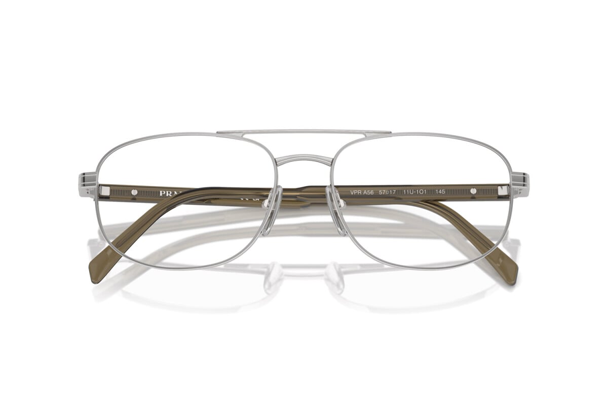 PRADA - 11U1O1 SILVER | OCCHIALE DA VISTA UOMO - PR A56V CALIBRO 55