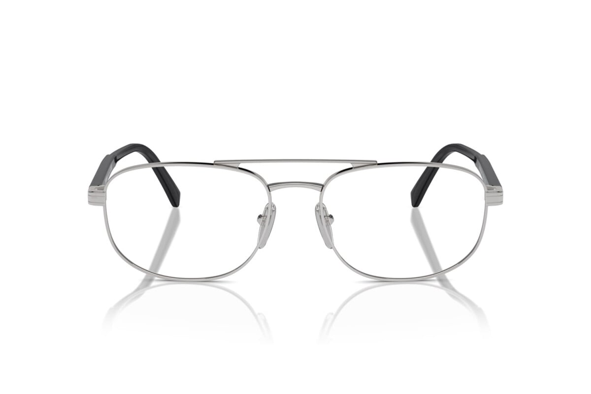 PRADA - 1BC1O1 SILVER | OCCHIALE DA VISTA UOMO - PR A56V CALIBRO 57