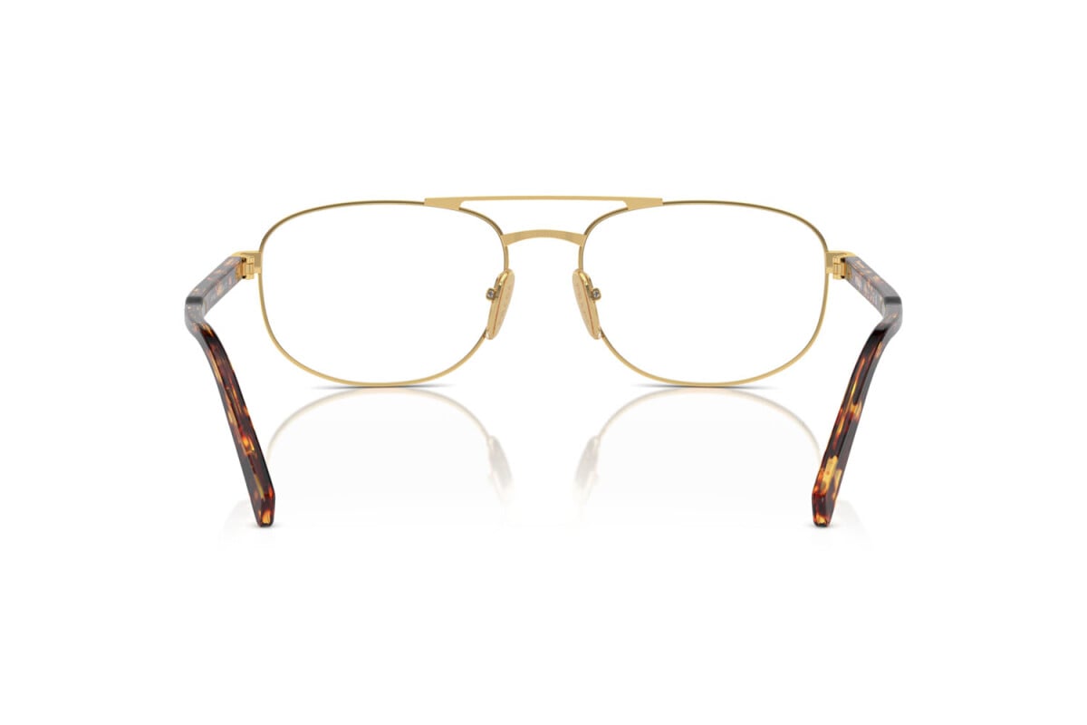 PRADA - 5AK1O1 GOLD | OCCHIALE DA VISTA UOMO - PR A56V CALIBRO 55