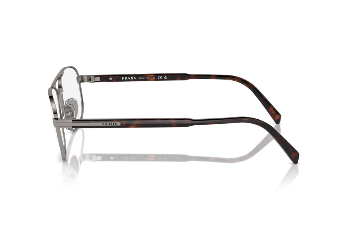 PRADA - 5AV1O1 GUNMETAL | OCCHIALE DA VISTA UOMO - PR A56V CALIBRO 55