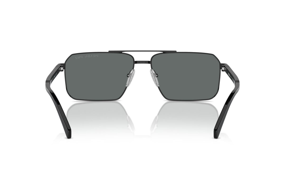PRADA - 1AB5Z1 BLACK | OCCHIALE DA SOLE UOMO - PR A57S CALIBRO 58