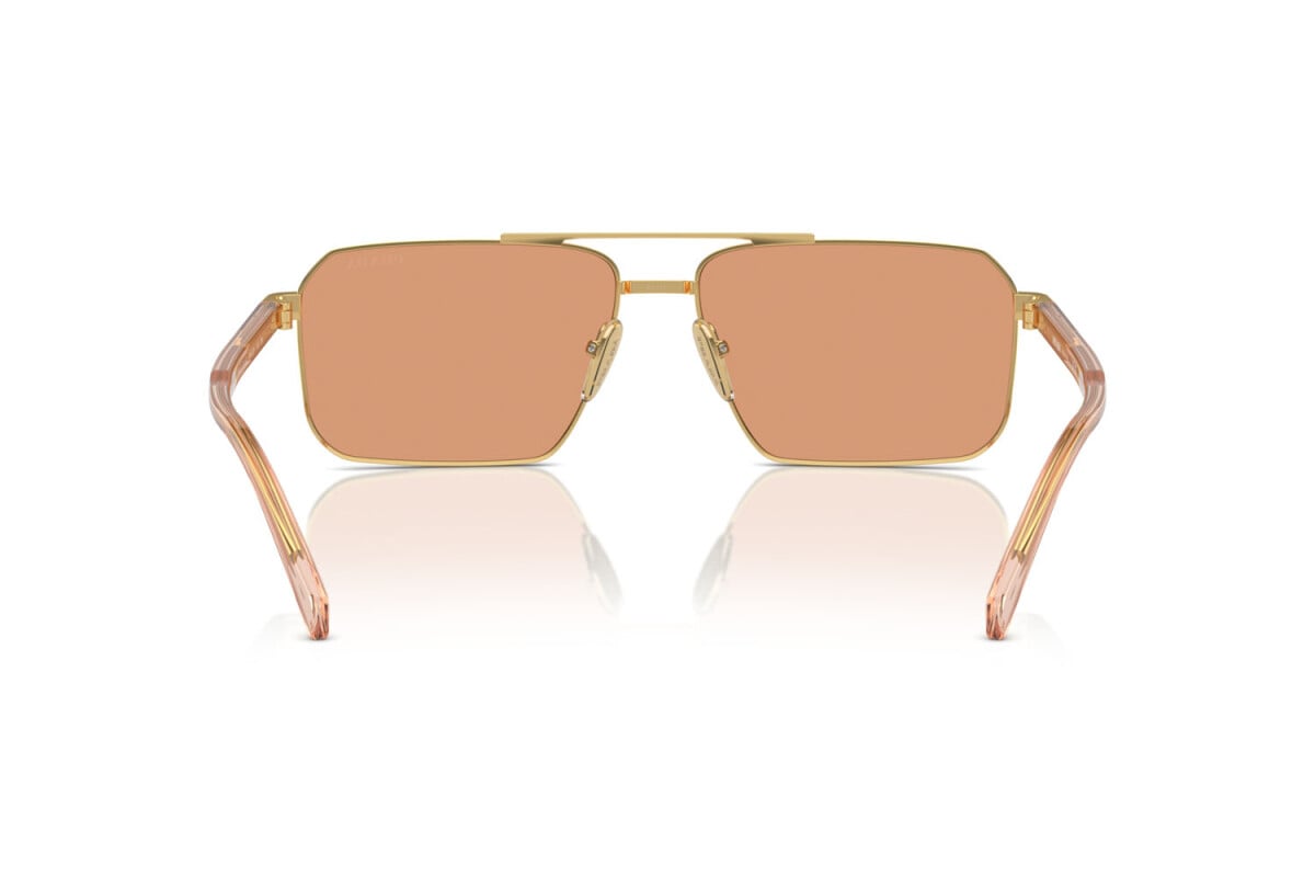PRADA - 5AK07V GOLD | OCCHIALE DA SOLE UOMO - PR A57S CALIBRO 61