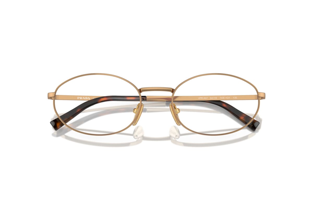 PRADA - 7OE1O1 BRASS | OCCHIALE DA VISTA DONNA - PR A57V CALIBRO 53