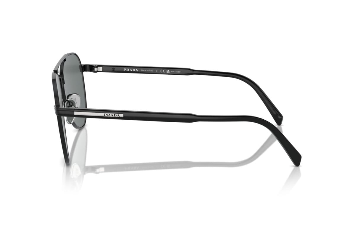 PRADA - 1AB5Z1 BLACK | OCCHIALE DA SOLE UOMO - PR A58S CALIBRO 61