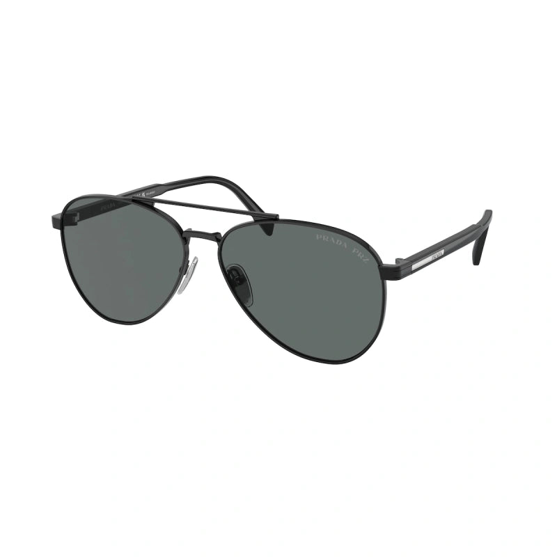 PRADA - 1AB5Z1 BLACK | OCCHIALE DA SOLE UOMO - PR A58S CALIBRO 61