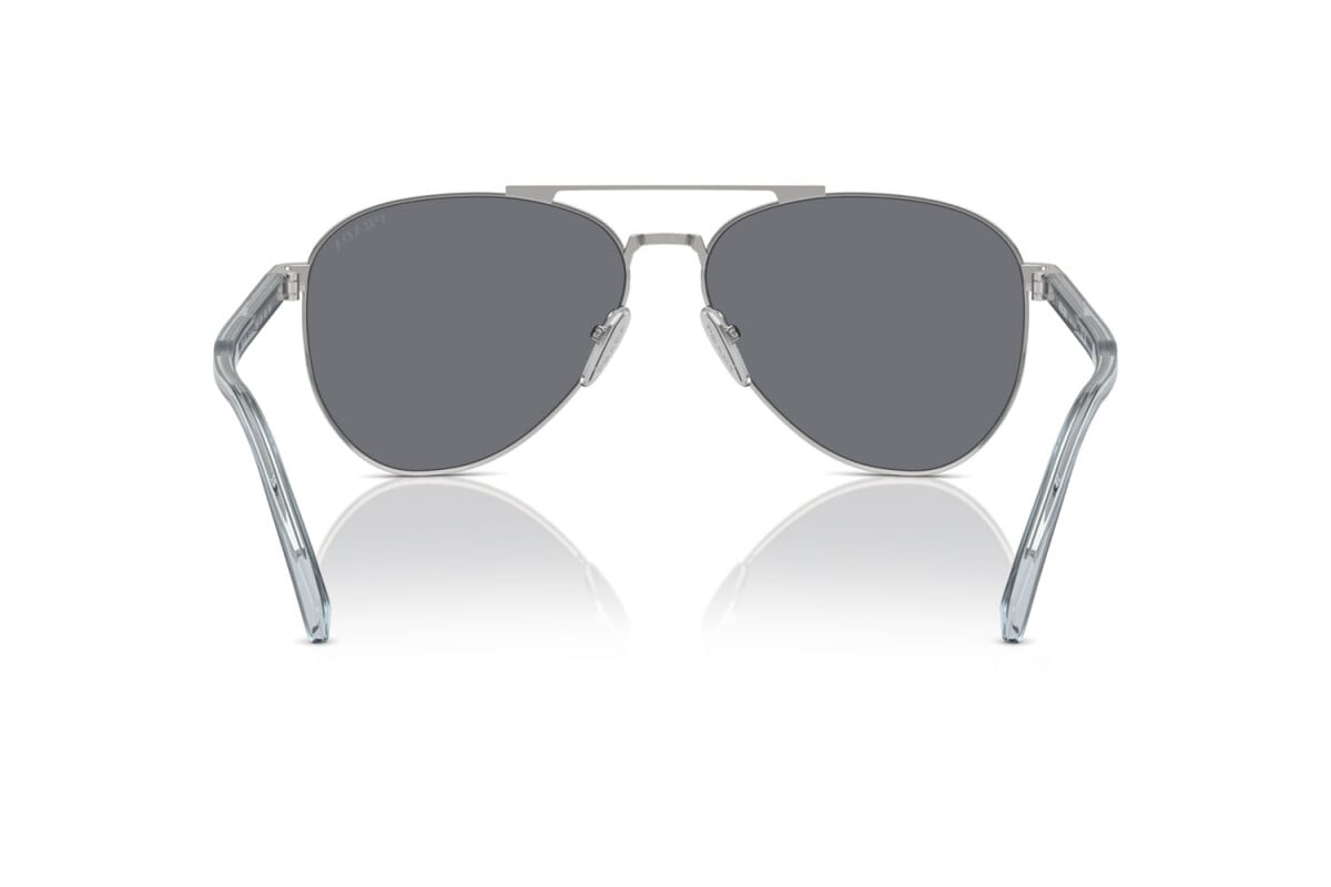 PRADA - 1BC175 SILVER | OCCHIALE DA SOLE UOMO - PR A58S CALIBRO 58