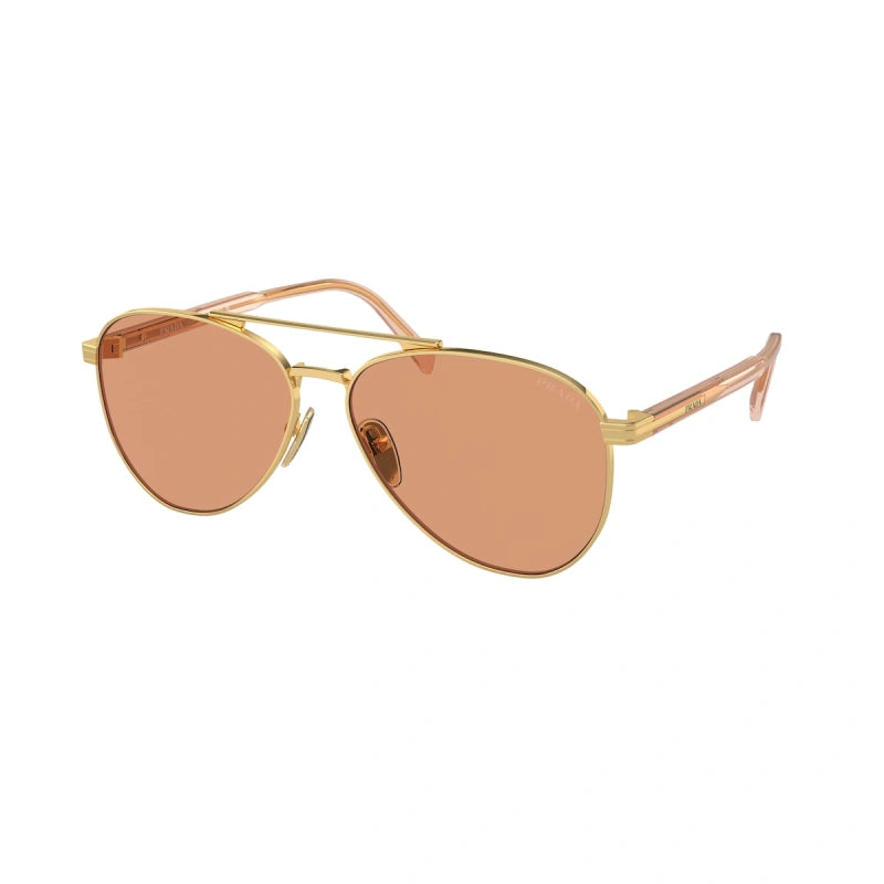 PRADA - 5AK07V GOLD | OCCHIALE DA SOLE UOMO - PR A58S CALIBRO 61