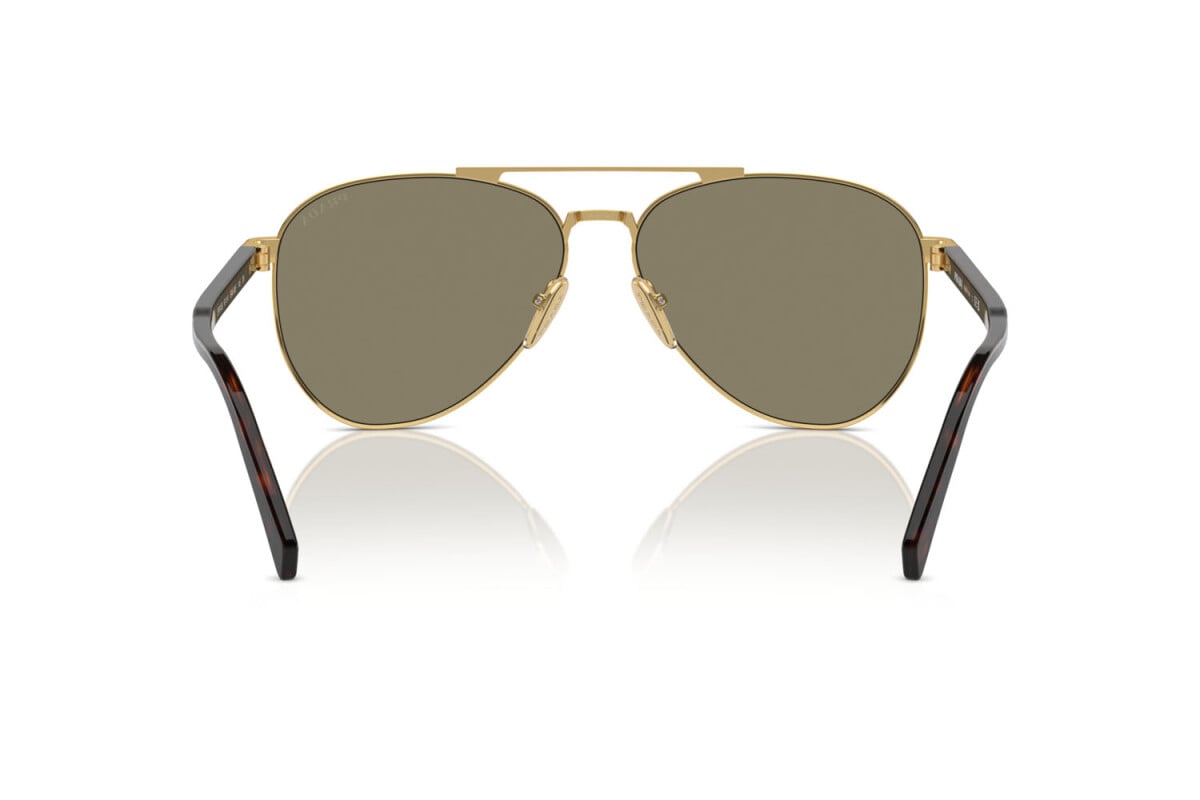 PRADA - 5AK90F GOLD | OCCHIALE DA SOLE UOMO - PR A58S CALIBRO 61