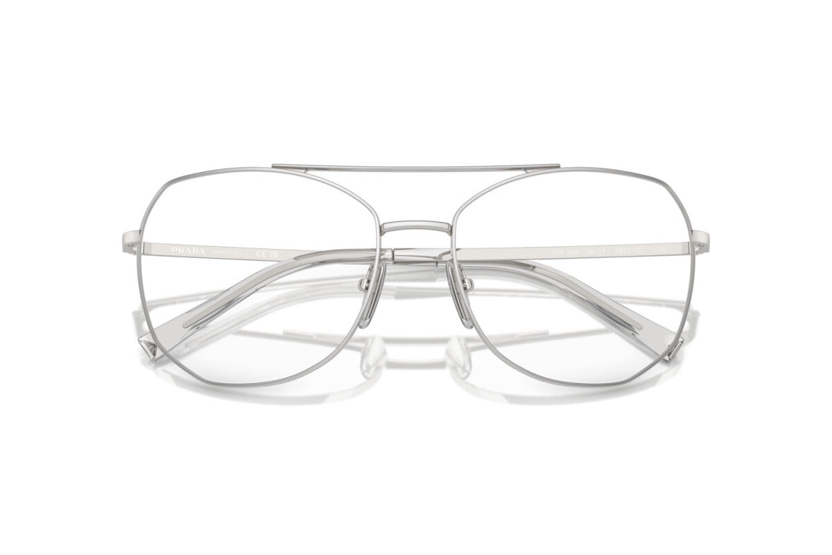 PRADA - 1BC1O1 SILVER | OCCHIALE DA VISTA DONNA - PR A58V CALIBRO 56
