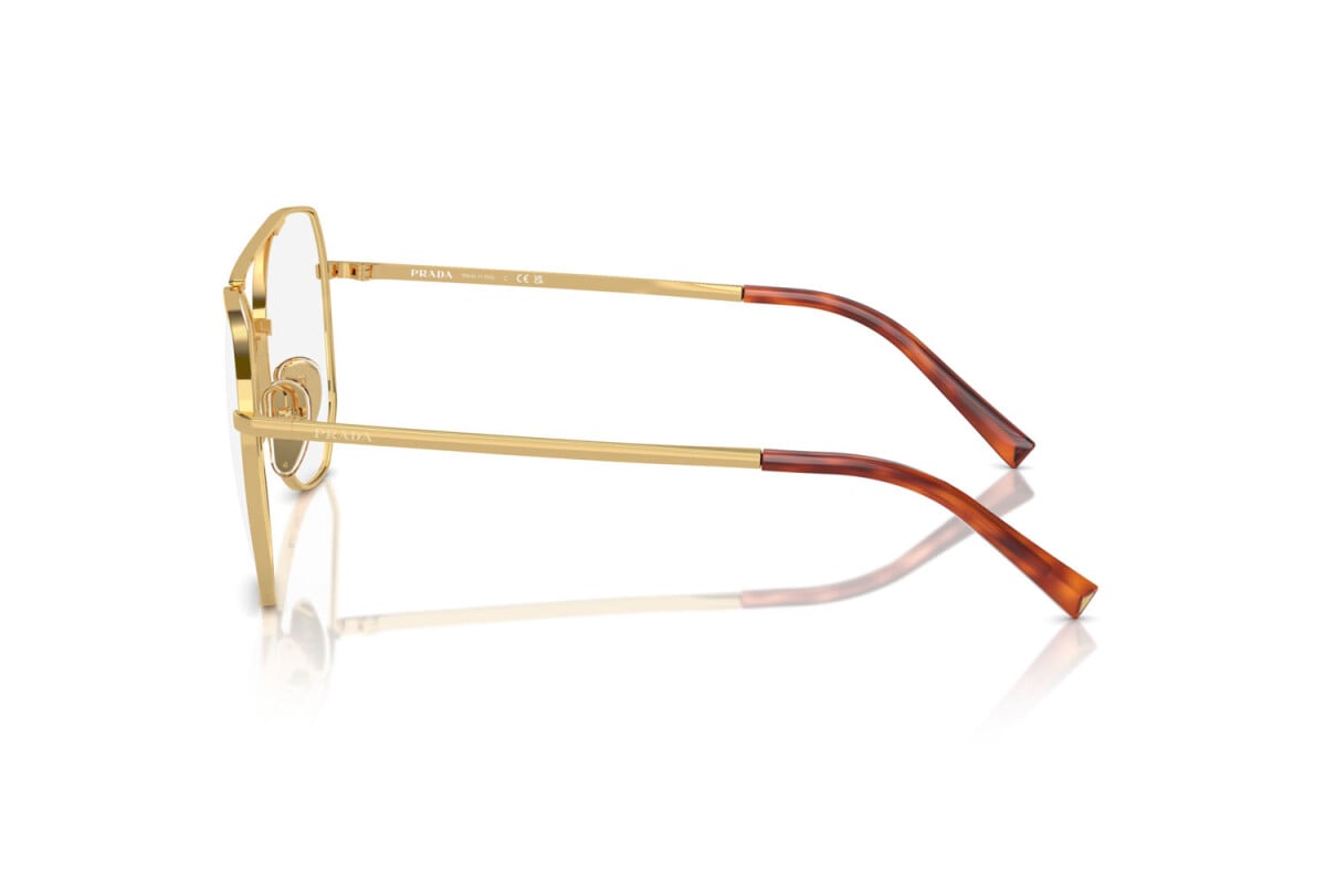PRADA - 5AK1O1 GOLD | OCCHIALE DA VISTA DONNA - PR A58V CALIBRO 56