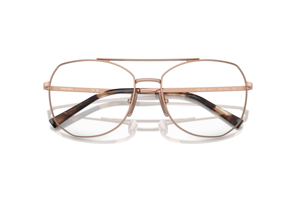 PRADA - ZVF1O1 ROSE GOLD | OCCHIALE DA VISTA DONNA - PR A58V CALIBRO 54