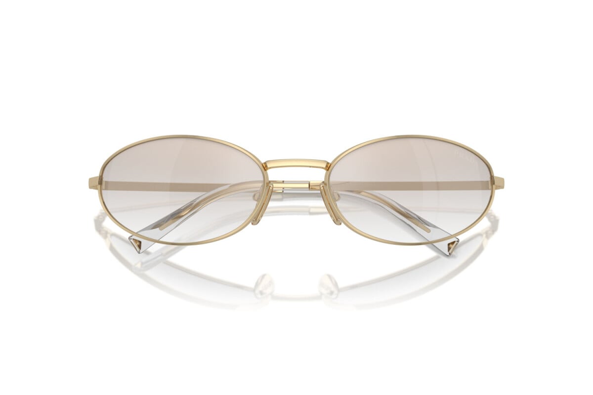 PRADA - 14N7H1 PALE GOLD | OCCHIALE DA SOLE DONNA - PR A59S CALIBRO 59